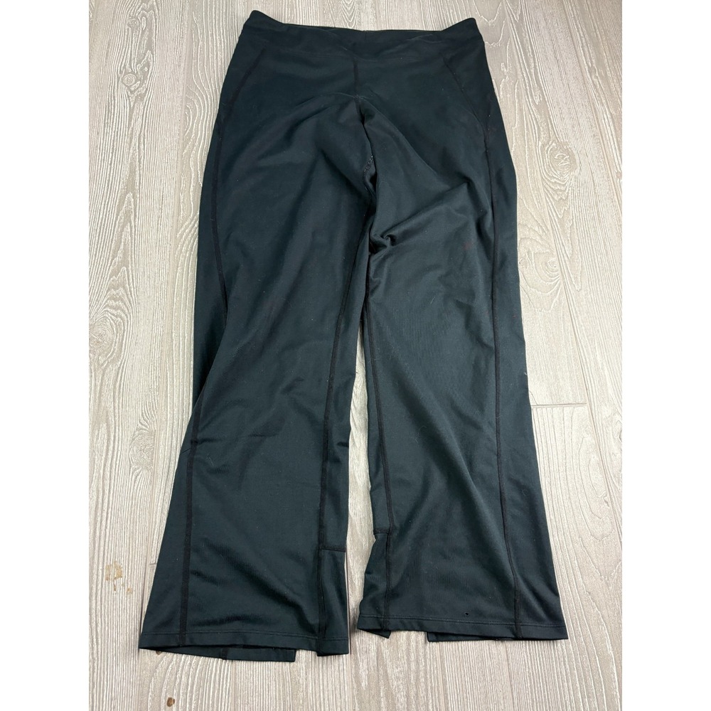 Title Nine Leggings Womens Large Black Straight Leg Active Hiking Inseam 30